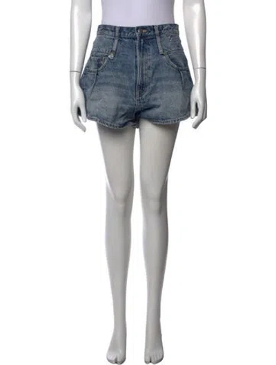 Pre-owned R13 Mini Shorts In Blue