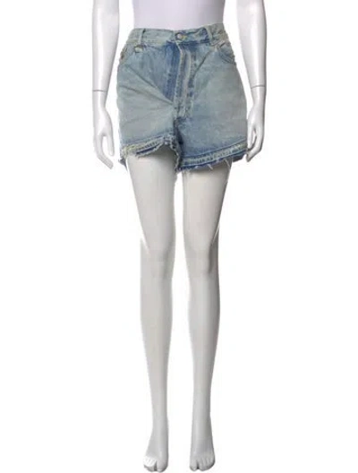Pre-owned R13 Mini Shorts In Blue