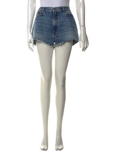 Pre-owned R13 Mini Shorts In Blue