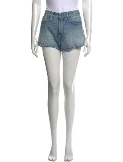 Pre-owned R13 Mini Shorts In Blue