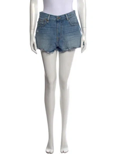 Pre-owned R13 Mini Shorts In Blue