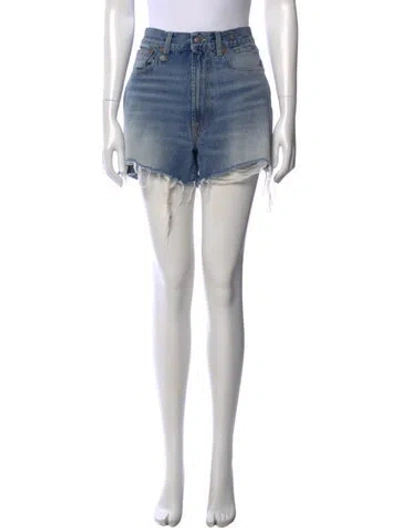 Pre-owned R13 Mini Shorts In Blue