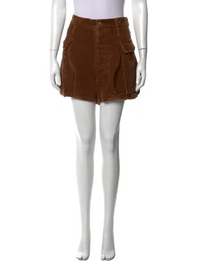 Pre-owned R13 Mini Shorts In Brown