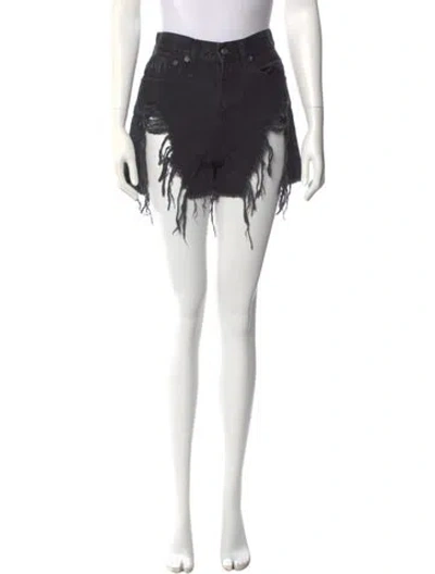 Pre-owned R13 Mini Shorts In Gray