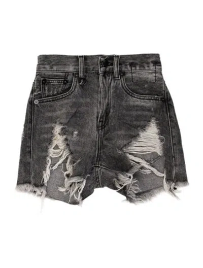 Pre-owned R13 Mini Shorts In Gray