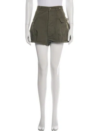 Pre-owned R13 Mini Shorts In Green