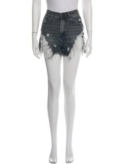Pre-owned R13 Mini Shorts In Grey