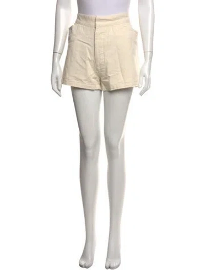 Pre-owned R13 Mini Shorts In Neutrals