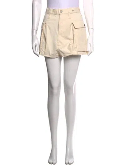 Pre-owned R13 Mini Shorts In Neutrals