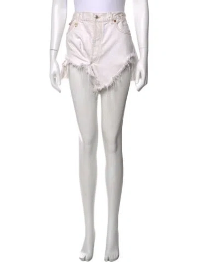 Pre-owned R13 Mini Shorts In Neutrals