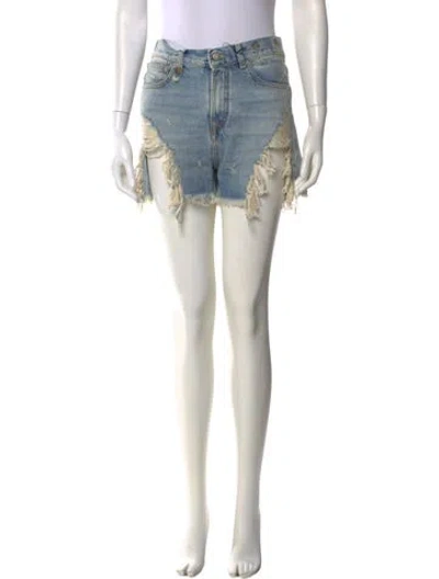 Pre-owned R13 Mini Shorts W/ Tags In Blue