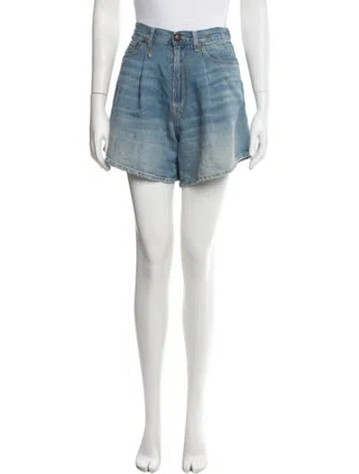 Pre-owned R13 Mini Shorts W/ Tags In Blue