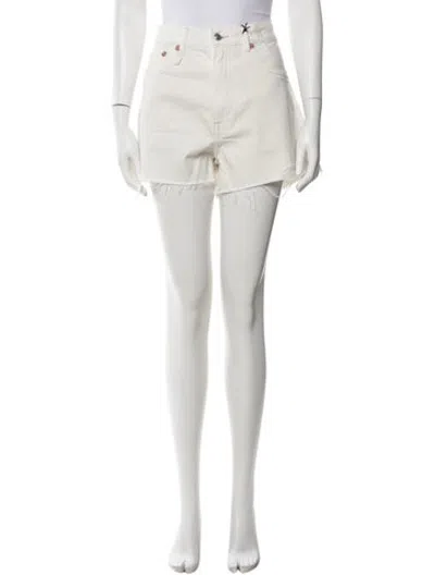 Pre-owned R13 Mini Shorts W/ Tags In White
