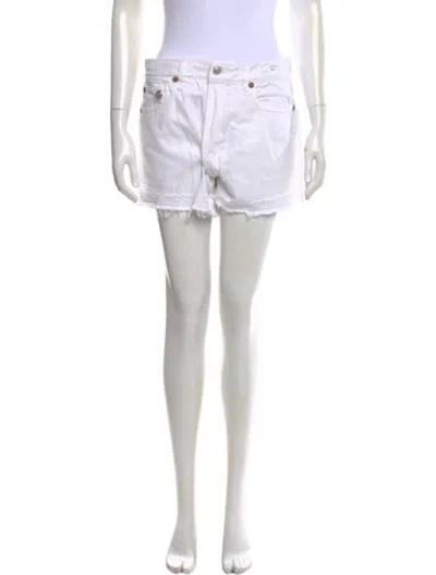 Pre-owned R13 Mini Shorts In White