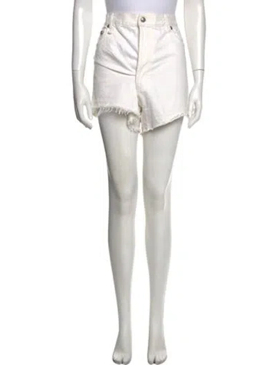 Pre-owned R13 Mini Shorts In White