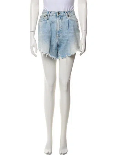 Pre-owned R13 Mini Shorts In White