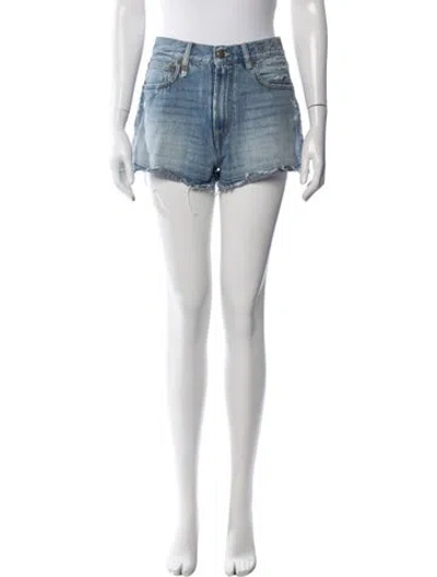 Pre-owned R13 Mini Shorts In White