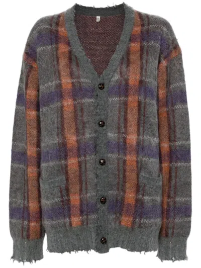 R13 MOHAIR BOYFRIEND CARDIGAN