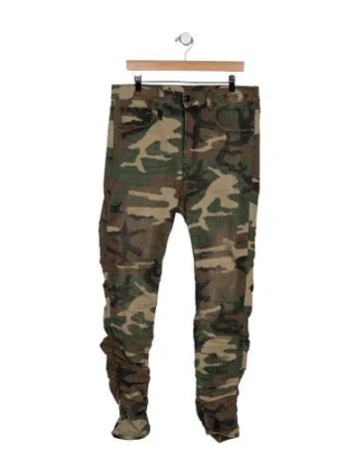 Pre-owned R13 Moto Jeans In Green