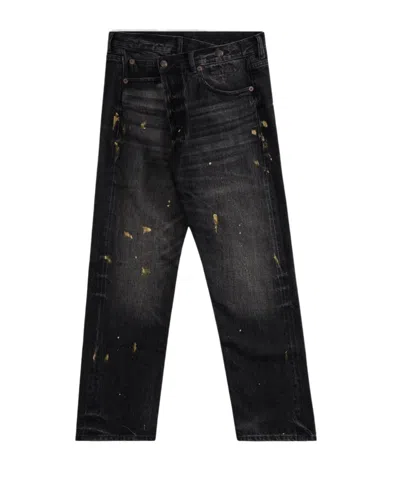 R13 Multi-pocket Denim Trousers In Black