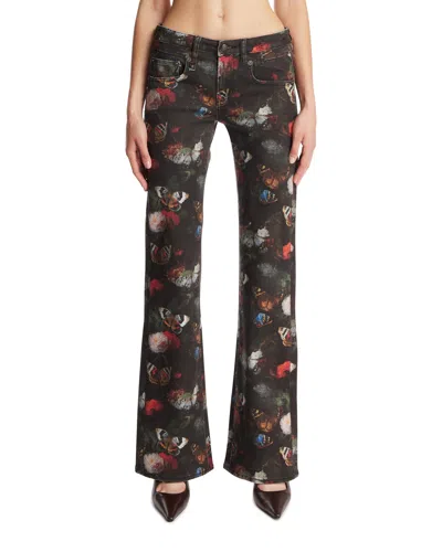 R13 Multicolor Boy Flare Jeans