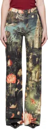 R13 Charlotte Floral-print Trousers In Multi