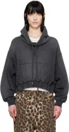 R13 Navy Balloon Popover Hoodie In Navy