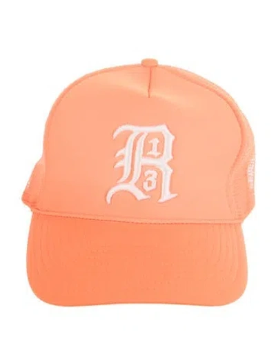 Pre-owned R13 Neon Embroidered Trucker Hat In Orange