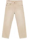 R13 Crossover Straight-leg Jeans In Neutrals