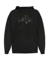 R13 New York Cotton Blend Hoodie In Black