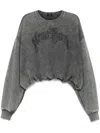 R13 Round-neck Sweatshirt In 灰色