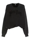 R13 New York Sweatshirt In Black