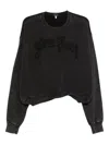 R13 New York Sweatshirt In Black