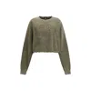 R13 New York Balloon Crewneck In Green