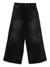 R13 Nico Cotton Jeans In Black