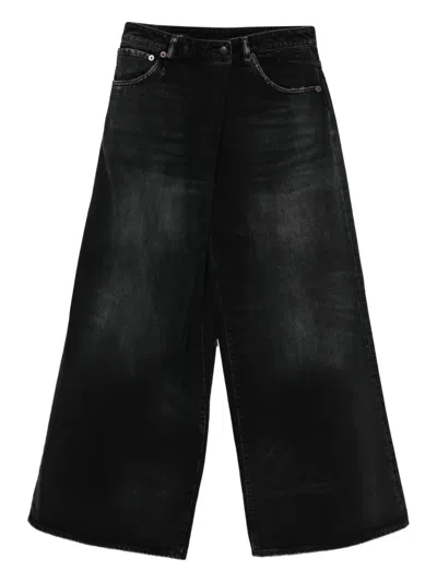 R13 Nico Cotton Jeans In Black