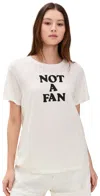 R13 Not A Fan T-shirt In Ecru