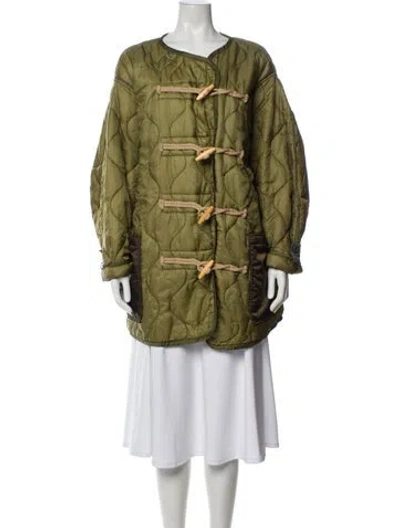 Pre-owned R13 Nylon Evening Jacket In Green