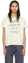 R13 OFF-WHITE 'DON'T GROW UP' T-SHIRT