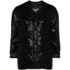 R13 Gothic Quilted Tweed Liner Jacket