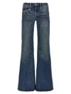 R13 Overflow Boy Flare Jeans In Blue