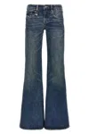 R13 Overflow Boy Flare Jeans In Multi
