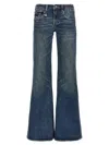 R13 Overflow Boy Flare Jeans In Blue