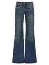 R13 Overflow Boy Flare Jeans In Black