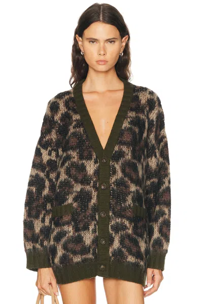 R13 OVERSIZED CARDIGAN