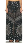 R13 Oversized Crossover Pant In Black