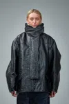 R13 Oversized Parka Shiny In Black