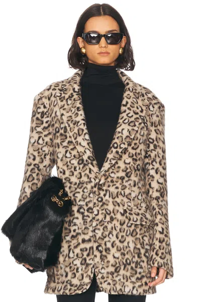 R13 OVERSIZED RAGGED BLAZER