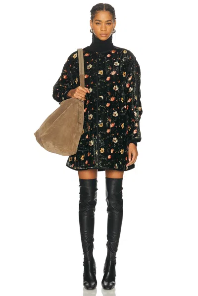 R13 Padded Taped Liner Coat In Multi