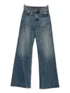 R13 Panelled Jeans In Blue